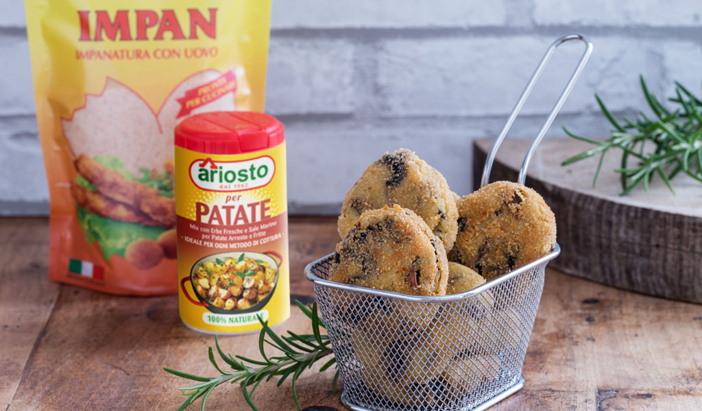 Ricette Ariosto: Frittelle di funghi e patate