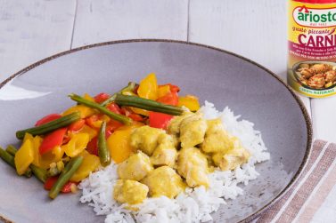 Ricette Ariosto: Pollo all'indiana con peperoni