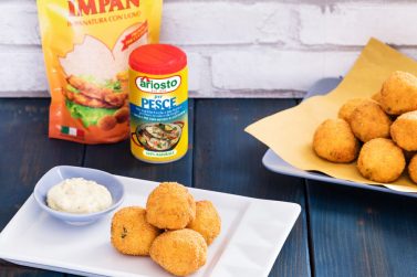 Ariosto Ricette: Polpette di merluzzo e gamberetti