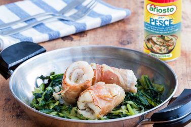 Ricette Ariosto: Involtini di pesce e speck